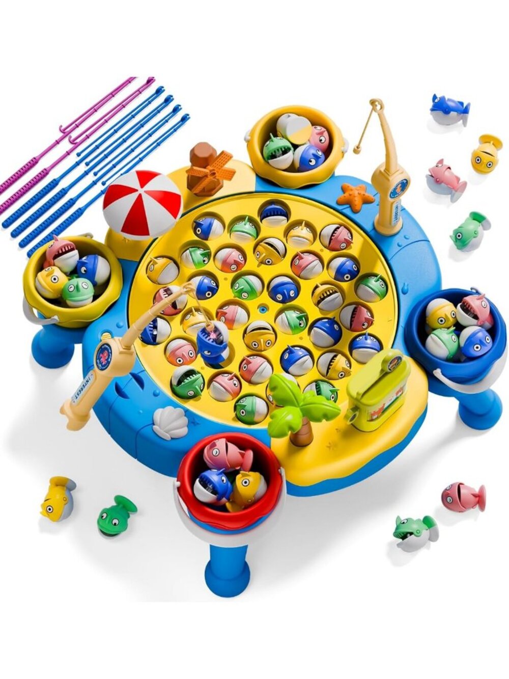 Magnetic Fishing Game Set for Kids 4-8 | 70 PCS Toddler Board Game | Fun Gift